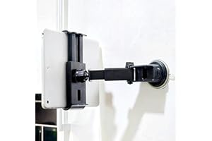 RHINORO Multifunction Kitchen Washroom Cabinet Door Wall Window Mount Holder Sticky Suction for Mobile Phone iPhone Tablet Apple iPad Mini Air iDeal for Instrument Guitar Piano Online Education Course Lesson