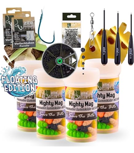 Forellen Spaghetti Köder 5er Pack - Kunstköder Für Angler In Verschiedenen Farben