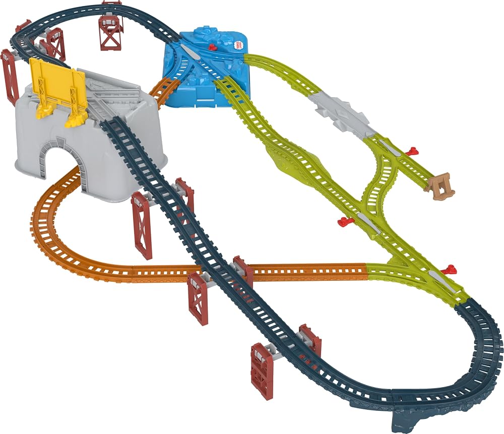 Mattel Thomas & Friends Oyuncak Tren Paleti Seti, Connect & Build Kovası, Kalıp Döküm ve Motorlu Trenler için 48 Parça Genişletme Paketi, Yaş 3+ Yıl, HNP81