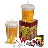 Beer&Wine Kit Fermentazione Birra Lux, completo di un Malto Birra Chiara + Tappatrice