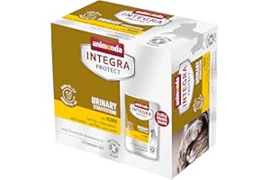 animonda INTEGRA PROTECT Katzenfutter nass Urinary Struvitstein mit Huhn (8 x 85g), vom Tierarzt empfohlen bei Harnsteinen, mit Veterinären entwickeltes Diätalleinfutter für erwachsene Katzen
