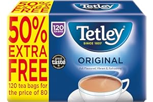 Tetley Bolsitas de Té Originales x120 (50% Extra Gratis)