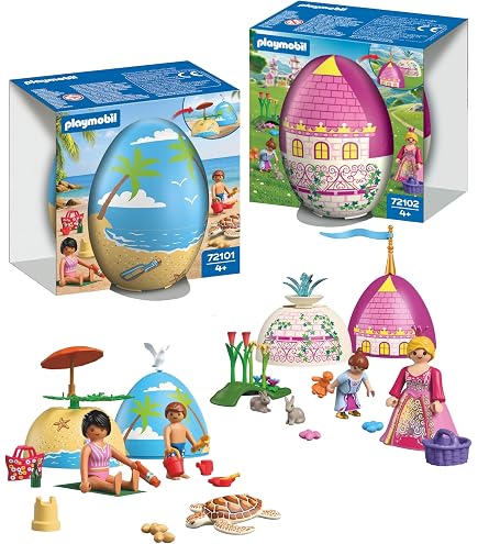 Playmobil CompactSet – Vacanciers à La Plage – Jeu De Construction Avec Accessoires De Plage