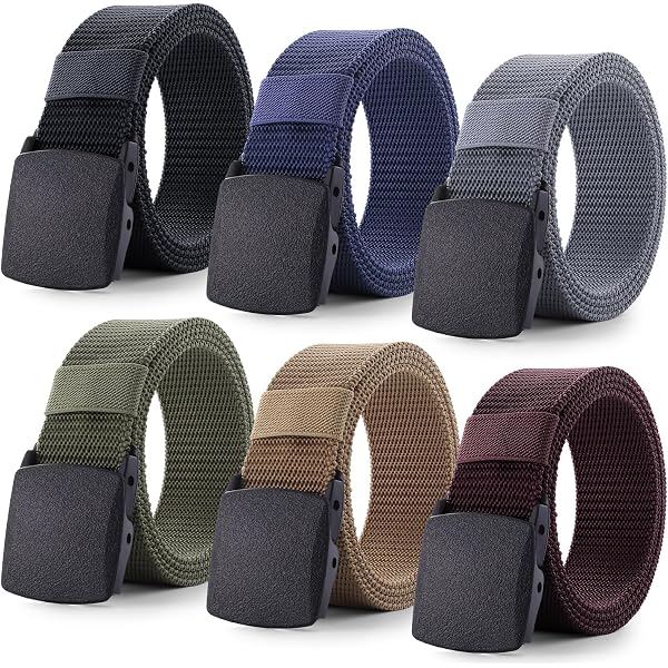 Arbeitsgürtel Für Herren Aus Nylon – Verstellbar, Ohne Löcher, Ca. 130 Cm Lang | Für Outdoor, Sport, Camping & Alltag (schwarz)
