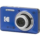 Kodak Friendly Zoom FZ55/5x Yakınlaştırma Dijital Fotoğraf Makinesi-Mavi