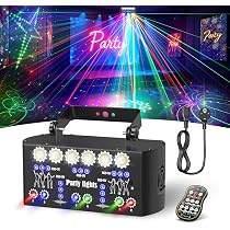 Lumière Stroboscopique Thunderbolt 150W RGB + Blanc - Effets DJ, Télécommande, Scène & Fête