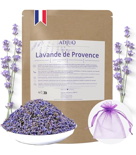 TitanBird Fleurs De Lavande Sauvage Séchées 1kg - 100% Naturelle - Montagnes De L'Atlas - Parfum Intense