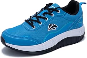 WNA STEP UP Men Trainers for Arch Support Extra Wide Fit Plantar Fasciitis Shoes Sneakers with Removable Orthotic Insoles for Walking Running Fitness Jogging