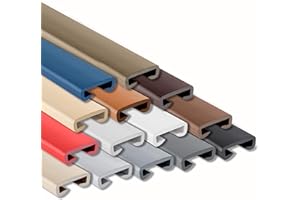 PROFIPVC Pasamanos de PVC para escaleras, barandilla de plástico, pasamanos de goma, 40 x 8 mm, Negro