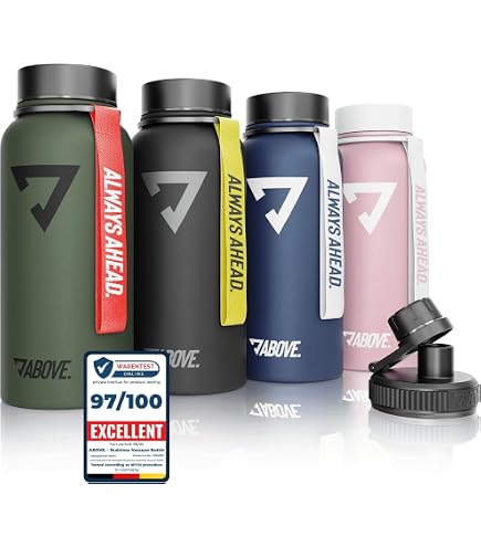 Borraccia Termica Van Gogh 600ml: Acciaio Inox 304, Notte Stellata, Con Cannuccia Per Sport E Fitness