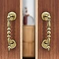 VOLO Main Door Handle/Door Handles for Main Door/Glass Door Handle/Pull Handles, for Home/Office/Hotels (Antique Brass)(Rajwadi Handle) (8" (200 mm), 1)