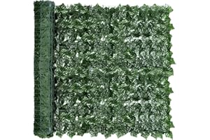 REOVE Artificial Ivy Privacy Fence Screen, Wall Decor for Privacy Protection Home Balcony Garden 0.5x3m