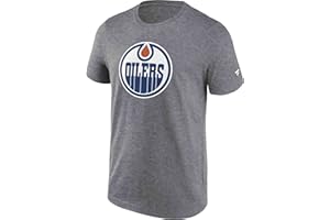 Fanatics - NHL Edmonton Oilers Primary Logo Graphic T-Shirt Couleur Gris