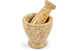 FOSSIL GIFT SHOP Mini Fossilstone Pestle & Mortar