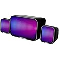 ZEBRONICS Pluto 1-2.1 Channel Desktop Speaker with 15 watts Output, Bluetooth 5.3, 3.5mm Jack Line Input, Inbuilt Volume Control, USB Powered, RGB Lights