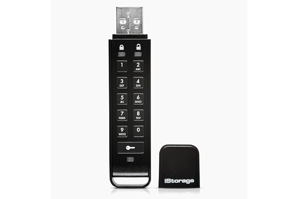 iStorage datAshur Personal2 32 GB - Clé USB sécurisée - Protégé par mot de passe - Portable - Cryptage matériel de qualité militaire