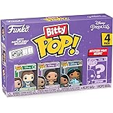 Funko Bitty POP! Disney Princess - Peasant Belle, Pocahontas, Jasmine and Surprise Mini Mystery Figure - 2.2 cm Collection - Isti