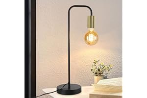 CBJKTX lampa sufitowa E27 czarno-złota przemysłowa lampa sufitowa 1 płomień vintage reflektor ścienny regulowany nowoczesny reflektor do kuchni korytarz korytarze stolik nocny salon sypialnia