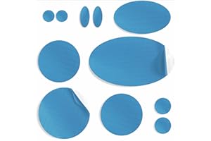 aZengear Repair Patches for Down Jackets, Puffer Coats, Waterproof, Self-Adhesive, Pre-Cut, Tear-Cold-Heat-Resistant Nylon Polyester Fabric, Fix Air Mattress, Inflatables, Tents (11 Pcs)