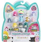 Squish-a-longs 14'l&uuml; Paket - Seri 1, Dalga 2 - (14) 1" Mini-Squish (4) Aksesuarlı, (1) Halka Bağlantılı ve (1) Koleksiyoncu K