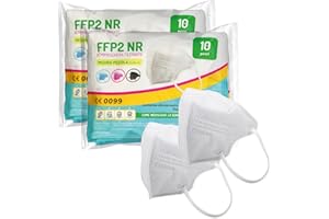 general merchandising 20 kolorowych maseczek na twarz FFP2 Mały rozmiar Mały certyfikat CE | FFP2 maska na twarz w 2 kolorach: Biały, Czarny indywidualnie uszczelniony PFE ≥ 94...