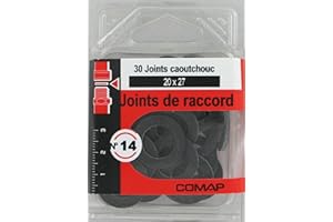 COMAP Lot de 30 joints caoutchouc d'étanchéité pour eau chaude et eau froid sanitaire - 20x27 - Joints pour raccord - S279143