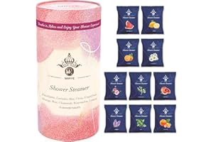 MR MIRYE Duschbomben 10 XL - Dusche Steamers Aromatherapie Bio mit ätherischen Ölen, Neujahrsgeschenke Stocking Stuffers, Self Care Home SPA Geburtstag Geschenke für Frauen Männer Mädchen Freund