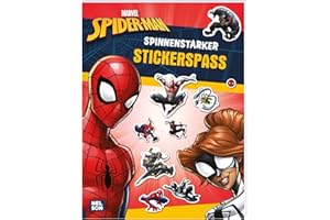 Spider-Man: Spinnenstarker Stickerspaß: Mit tollen Stickern und Spider-Man-Maske zum Selberbasteln | Für Superhelden-Fans ab 4 Jahren (MARVEL)