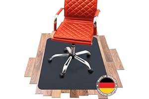 ‎SCHMIEDWERK SCHMIEDWERK Bodenschutzmatte farbig | Bürostuhl Unterlage | Kratzfest | Made in Germany (Anthrazit, 80 x 120 cm)