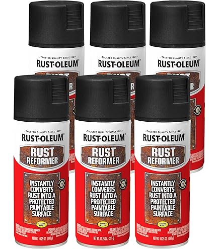 Rust-Oleum 249331-6PK Automotive Rusty Metal Primer Spray Paint