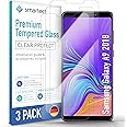smartect Vetro Temperato [3 Pezzi, Clear] per Samsung Galaxy A9 2018, Pellicola Protettiva HD Anti Graffio, Senza Bolle, Dure