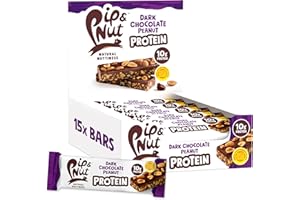 Pip & Nut Protein Dark Chocolate Peanut Bar 15 x 46g