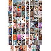 Postifull Retro Duvar Poster Seti - Arkası Yapışkanlı Kolaj Seti - Vintage Dekor - 10Cm*15Cm - 70 Adet;