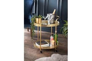 OTZ Drinks Trolley Serving Trolley Gold glorious style and functionality