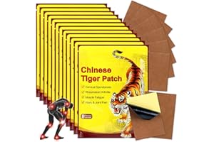Mineup Cerotti Antidolorifici, 96 Pezzi Cerotto Antidolorifico Della Tigre, Cerotti Al Balsamo Di Tigre, Intonaco Antidolorifico Per Collo, Schiena, Collo, Spalle, Articolazioni E Dolore Da Curvatura