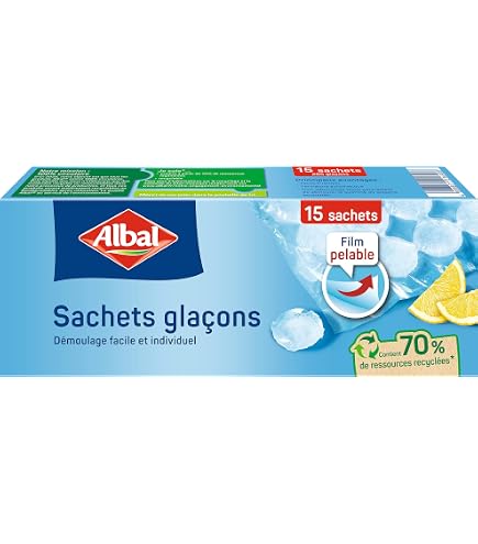 Virosac Ice Cubetti Eiswürfelbeutel – 30 Blatt Für 720 Würfel, Mit Ventilverschluss