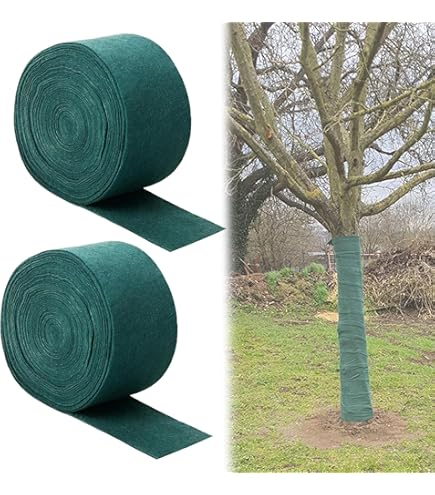 Hogvinnatil Baumschutzfolie - 10cm Breit 40m/80m/120m Vlies Winter Schutz