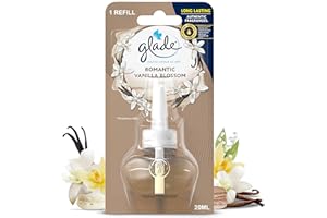 Glade Plug in Air Freshener Refill, Electric Scented Oil Room Air Freshener, Vanilla Blossoms, 6 Refills (6 x 20ml)