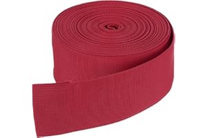 DMiotech Nylon Webbing Belt 10 Yard 25 Yard 50 Yard Length 1" 3/4" 2" 1-1/2" Width Nylon Straps for Sewing Luggage