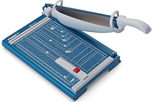 Dahle Cisaille 561 (jusqu'à 35 Feuilles, DIN A4, 360mm de Coupe, Automatique de Sécurité, Lame Affûtée, Auto-Pression) Bleu