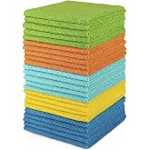 AIDEA Microfibre Cleaning Cloth, Microfibre Cleaning Cloth 24 Units 30 x 30 | High Quality Wash Cloths Cloth Cleaning Cloths