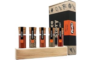 ‎FOODICO Foodico Grillgewürze Set Geschenkset für Männer BBQ Geschenkbox I 5 Gewürzmischungen - Magic Dust, Argentinisches Steak Gewürz, BBQ Rub I Perfekte Geschenkidee