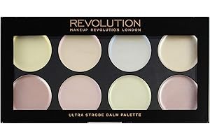MAKEUP REVOLUTION Revolution Beauty London, Ultra, Strobe Balm Palette, 8 Shades, 12g