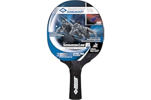 Donic-Schildkröt rakieta do tenisa stołowego Sensation Line 700, uchwyt ASG, gąbka 1,8 mm, Avantgarde — powłoka ITTF, czarna