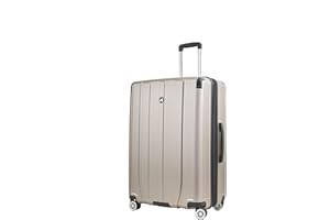 ALPINI Horizon 3.1, Valise Rigide Garantie 2 Ans, 100% ABS Triple Couche, Fermeture Ultra Protegee (Champagne, L Soute, 76 x 52 x 32 cm,109/126 L, 5kg)