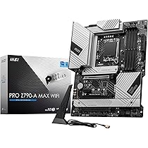[使用期間2ヶ月程度] MSI PRO Z790-A MAX WIFI MSI PRO Z790-A MAX WIFI SOKET 1700 DDR5 7800MHZ(OC) PCI-E Gen5 M.2