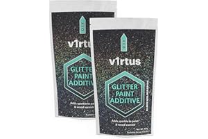 v1rtus | 2 X Glitter peinture additif 100 g (Noir Holographic)