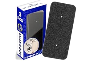 3 szt. Filtry do suszarki do ubrań 275x125x10 mm z oryginalnym kodem 40006731 do Candy for Hoover - MONTERAL