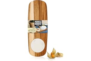 Moritz & Moritz 2 Tablas de Madera para Servir Placa de mármol - Decorativas Tablas de Madera de Acacia para Cortar, aderezar y Servir Queso