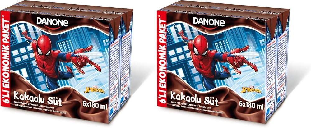Danone Disney Kakaolu Süt (6 x 180 ml) 2li paket